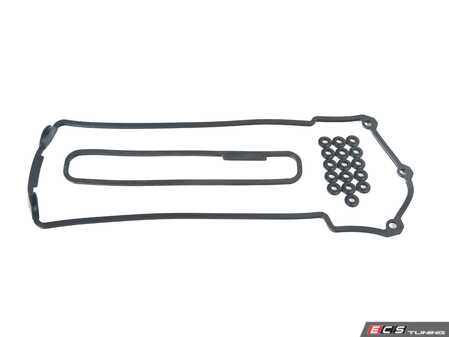 ES#5470983 - 318.610 - Engine Valve Cover Gasket Set - 11129069871 - Restore the factory seal on your passenger-side cylinder head with this premium Elring Valve Cover Gasket Set. - Elring - BMW