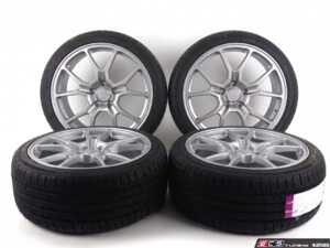 ES#5491732 - RSE10RHS22540MK6 - 18" Neuspeed Hyper Silver RSe10R  "Ready-To-Roll" Wheel & Tire Package for MK6 Golf/GTI - w/ Ironman Tires - 18x8.5 ET45 5x112 - Hyper Silver Finish - With Professionally Mounted & Balanced Ironman iMove Gen 3 UHP Tires (225/40R18) - Neuspeed - Volkswagen