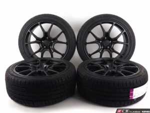 ES#5491733 - RSE10RSB22540MK6 - 18" Neuspeed Satin Black RSe10R  "Ready-To-Roll" Wheel & Tire Package for MK6 Golf/GTI - w/ Ironman Tires - 18x8.5 ET45 5x112 - Satin Black Finish - With Professionally Mounted & Balanced Ironman iMove Gen 3 UHP Tires (225/40R18) - Neuspeed - Volkswagen