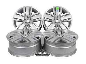 ES#5481253 - 3qf601025jkt - 20" Mejorada Wheel - 20"x8 ET34 5x112 - Diamond Silver - Set Of 4 - 20x8" ET34 57.1CB with center caps - Genuine Volkswagen Audi - Audi Volkswagen