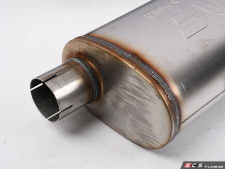 ES#3175519 - 252561M - Cat-Back Exhaust System  - 2.5" T-304 Stainless Steel exhaust system with dual tip Magnaflow muffler - Techtonics Tuning - Audi