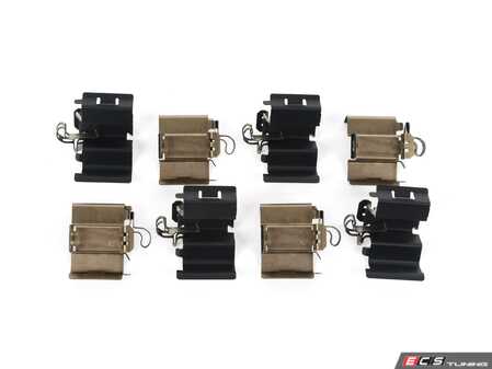 ES#4903349 - 5WA698157 - Spring Clips - Rear - A set of clips that snap onto the steering knuckle abutment or brake caliper bracket, - Genuine Volkswagen Audi - Volkswagen