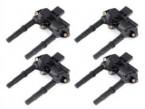 ES#5491932 - 060474LA01KT - M176/M177/M178 Ignition Coil - Set of Four - Replace your worn-out ignition coils to boost engine performance and reliability. Includes all four ignition coils and eight spark plug connectors required for complete engine service. - ECS - Mercedes Benz