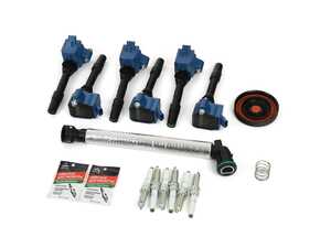 ES#5483115 - 11157637521KT - Ultimate BMW B58 PCV & Ignition Refresh Kit - Cure the B58 whistling idle and completely reverse the collateral damage. This comprehensive kit repairs the torn PCV valve and replaces the oil-fouled spark plugs, heat-stressed ignition coils, and brittle vent hose in one complete top-end service. - Assembled By ECS - BMW