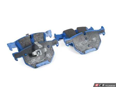 ES#4213568 - DP51588NDX - Rear BlueStuff NDX Trackday Brake Pad Set - The perfect pad for your trackday adventure! Offers increased braking performance and heat resistance over YellowStuff pads. - EBC - BMW