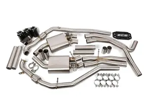 Audi B9 S5 Coupe/Cabriolet 3.0T Valved Exhaust System With Downpipes & Resonator Delete Kit