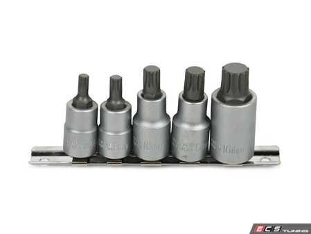 ES#4337593 - CTA8510 - 5 Pc. Stubby Triple Square Set - A must have set for any German car. - CTA Tools - Audi BMW Volkswagen Mercedes Benz MINI Porsche