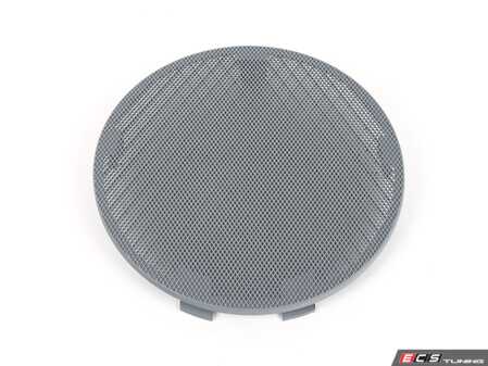 ES#102058 - 51418224377 - Speaker Cover - Left Front - Grau/Grey. Protects the front door speaker - Genuine BMW - BMW