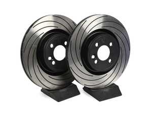 ES#4815755 - 5514 - Front TAROX Brake Discs F2000 - Pair 12.44" (316x22) - Upgrade to a slotted rotor design for improved braking - TAROX - MINI