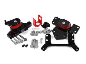 ES#4876630 - 047419LA01EBKT - MK8 GTI/Golf R ECS Performance Engine And Transmission Mount Kit & Polyurethane Dogbone Mount Bushing Insert - Harness engine torque and put the power to the ground! - Enthusiast Bundles - Volkswagen