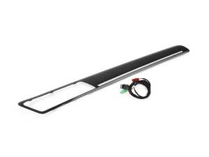 ES#2806566 - 5G4858066BCSJ - Door Trim Molding - Matte Aluminum/Carbon - Right - Genuine Volkswagen Audi - Volkswagen