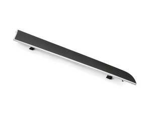ES#451879 - 8K0867419E7V7 - Rear Door Insert - Carbon Fiber - Left - Located on the upper door panel beside the interior handle - Genuine Volkswagen Audi - Audi