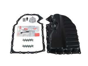 ES#5481728 - 06j103600af2KT1 - Complete Oil Pan Replacement Kit - Replace your cracked or broken pan, including all the necessary hardware - Assembled By ECS - Volkswagen