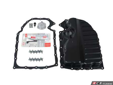 ES#5481728 - 06j103600af2KT1 - Complete Oil Pan Replacement Kit - Replace your cracked or broken pan, including all the necessary hardware - Assembled By ECS - Volkswagen