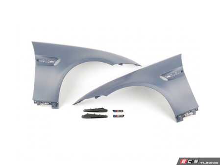 ES#5492705 - 41358042831KT3 - BMW Front Fender Set with Carbon Grills- (Left And Right) - Packaged by Turner - BMW