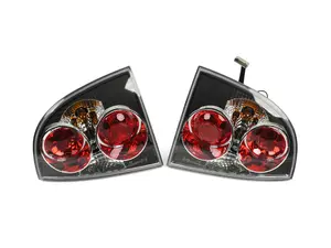 Black Euro Tail Light - Pair