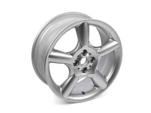 ES#65050 - 36116777960 - R110 Alloy 5 Star Pace Spoke Wheel 17" (4x100) Silver - Priced Each - 17 x 7J ET:48 - Genuine MINI - MINI
