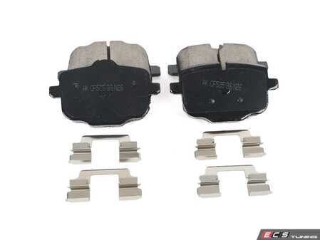 ES#5481581 - EUR1850C - Ultra Premium Disc Brake Pad Kit - Rear - Premium low brake dust pads for G30/G11/G14 - Akebono - BMW