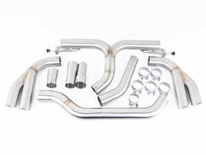 ES#5424950 - 057523LA04 - Touareg T3 TDI Muffler Delete - In-house engineered for T3 TDI enthusiasts! Featuring T304 SS Tig-welded 3" tubing and optional Quad tips. - ECS - Volkswagen
