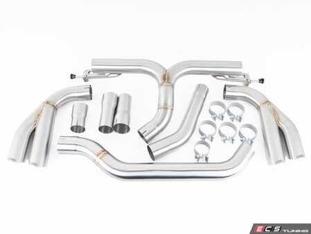 ES#5424950 - 057523LA04 - Touareg T3 TDI Muffler Delete - In-house engineered for T3 TDI enthusiasts! Featuring T304 SS Tig-welded 3" tubing and optional Quad tips. - ECS - Volkswagen