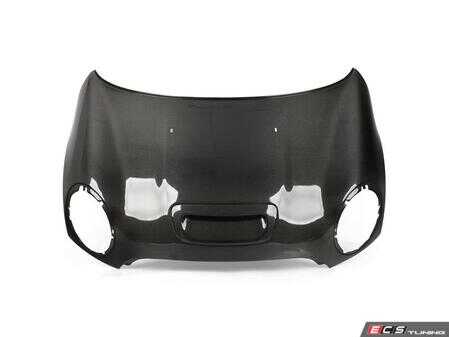 ES#4669326 - 07BMMCS2DOE-010C - Carbon Fiber Hood - Light weight Carbon fiber hood with cutout for scoop - VIS Racing  - MINI