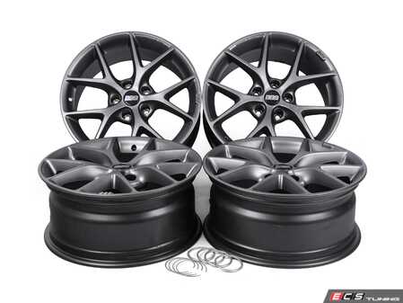 ES#4758704 - SR019SGKT - 18" BBS SR Wheels - Set Of Four - 18x8 ET32 5x120 72.6CB - Satin Grey - BBS - BMW