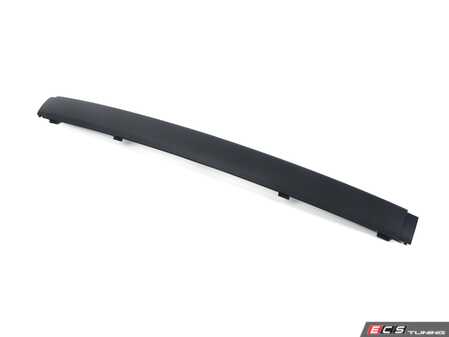 ES#75224 - 51118195304 - License Plate Filler - Black - Replaces ugly factory plate bracket with a smooth surface - Genuine BMW - BMW
