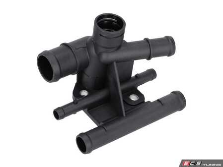ES#5492870 - 06F121132H - Cooling System Refresh Kit - Plastic coolant flange to cure the infamous rear cylinder head coolant leak, resolve mysterious low-coolant warnings, and keep your VAG 2.0T running at the perfect temperature. - Febi - Audi Volkswagen