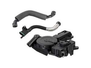 ES#5492879 - 06H103495AJ - PCV Valve / Oil Separator Assembly (2.0T TSI) - PCV assembly complete with breather hoses to cure rough idling, resolve lean mixture codes, and prevent catastrophic rear main seal failure on your EA888 Gen 1 / Gen 2 engine. - Febi - Audi Volkswagen