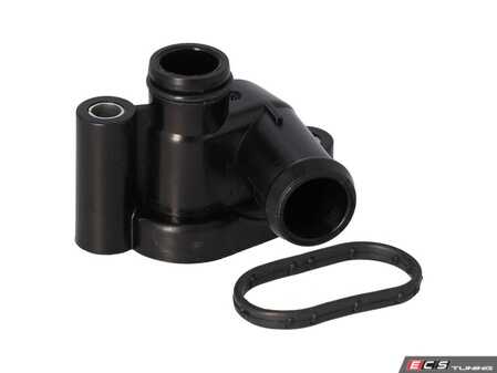 ES#5492958 - 059121506H - Coolant Flange - Replacement coolant flange to cure valley coolant leaks, resolve unexplained coolant loss, and prevent catastrophic overheating on your VAG 3.0L V6 engine. - Febi - Audi Volkswagen