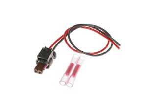 ES#5492998 - 4H0973702A - 2-Pin Electrical Connector Repair Harness - Replacement pre-wired connector to fix broken locking tabs, cure intermittent electrical faults, and restore a secure connection to your engine sensors. - Febi - Audi