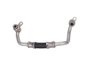 ES#5493094 - 11537558901 - Rear Turbocharger Oil Supply Line - Ensure your twin-turbocharged BMW engine is properly lubricated with this direct-fit Turbocharger Oil Feed Line from Febi Bilstein. - Febi - BMW
