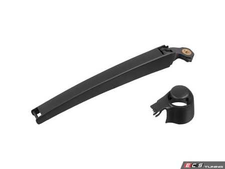 ES#5493118 - 6q6955707c - Wiper Arm - Rear - Restore clear rearward visibility, cure skipping wiper blades, and refresh the exterior aesthetics of your hatchback or wagon. - Febi - Volkswagen
