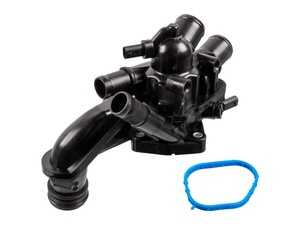 ES#5492111 - 11537647305 - Thermostat With Housing, Seal And Temp Sensor - Prevent cooling system failure before it leaves you stranded with this complete Thermostat Housing Assembly from Febi Bilstein. - Febi - MINI