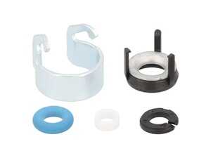ES#5492113 - 06J998907DKT3 - Fuel Injector Installation Kit - Priced Each - Complete OE-replacement Teflon seal and O-ring kit to properly reseal a single direct fuel injector. - Febi - Audi Volkswagen Porsche