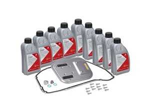 ES#5492157 - 0BK398009AKT - Automatic Transmission Service Kit - Everything required for a comprehensive, factory-spec fluid and filter service on your ZF 8-speed automatic transmission. - Febi - Audi