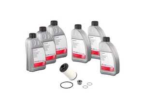 ES#5492205 - 02E305051 - DSG Transmission Service Kit - Everything required to perform a factory-correct fluid and filter service on your VW/Audi 6-speed dual-clutch transmission. - Febi - Audi Volkswagen