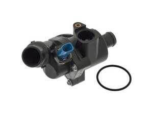 ES#5492522 - 06B121111K - Thermostat Assembly - Direct OE-quality replacement electronically mapped thermostat assembly to cure overheating, resolve P2181 or P3081 codes, and restore proper engine operating temperature on your longitudinal 1.8T. - Febi - Audi