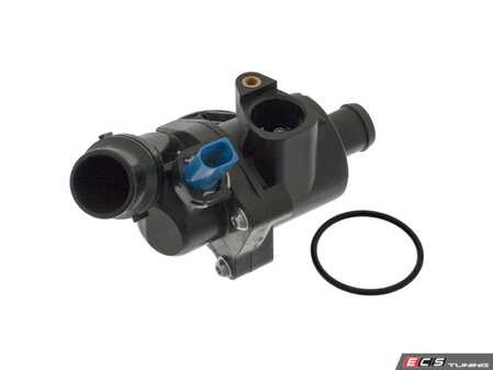 ES#5492522 - 06B121111K - Thermostat Assembly - Direct OE-quality replacement electronically mapped thermostat assembly to cure overheating, resolve P2181 or P3081 codes, and restore proper engine operating temperature on your longitudinal 1.8T. - Febi - Audi