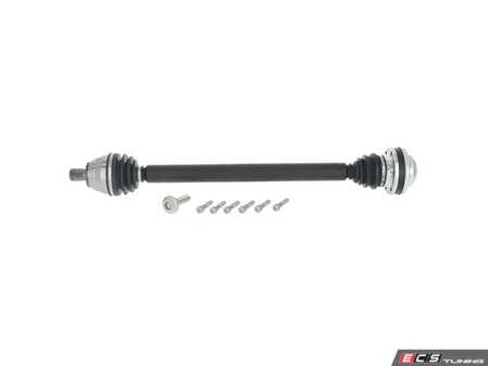 ES#5492543 - 1K0407272EN - Front Axle Assembly - Right - Direct OE-quality replacement front right axle assembly to cure clicking while turning, eliminate highway-speed vibrations, and fix axles with torn or leaking CV boots. - Febi - Audi Volkswagen