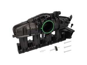 ES#5492626 - 06F133201P - Intake Manifold - Direct OE-quality replacement intake manifold to cure P2015 runner flap codes, resolve vacuum leaks, and restore lost power to your EA113 2.0T FSI engine. - Febi - Audi Volkswagen