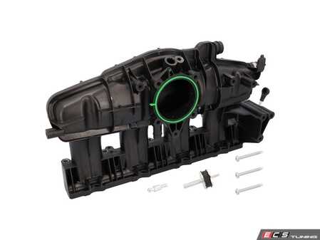 ES#5492626 - 06F133201P - Intake Manifold - Direct OE-quality replacement intake manifold to cure P2015 runner flap codes, resolve vacuum leaks, and restore lost power to your EA113 2.0T FSI engine. - Febi - Audi Volkswagen