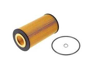 ES#5492663 - 079198405A - Oil Filter - Priced Each - Direct OE-quality replacement paper oil filter inserts to trap microscopic metallic wear particles, maintain proper oil pressure, and protect your 4.2L V8's sensitive timing chain tensioners. - Febi - Audi Volkswagen