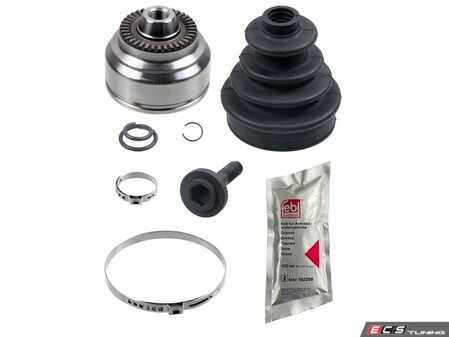 ES#5492667 - 31607618682 - Drive Shaft Joint Kit - Wheel-Side, Front - Restore smooth, quiet power delivery to your BMWs xDrive system with this high-quality Outer CV Joint Kit from Febi Bilstein. - Febi - BMW