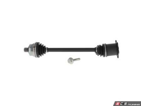 ES#5492673 - 8E0407272AT - Front Axle Assembly - Right - Eliminate heavy rotational vibrations, cure sharp clicking noises during low-speed turns, and restore seamless power delivery to the front right wheel of your B6/B7 chassis. - Febi - Audi