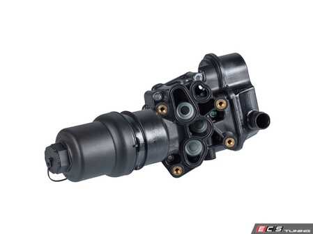 ES#4758487 - 06F115397J - Oil Filter Housing Assembly OE# 06F115397J - Mounted to the engine block and houses the engine oil filter - Febi - Audi Volkswagen
