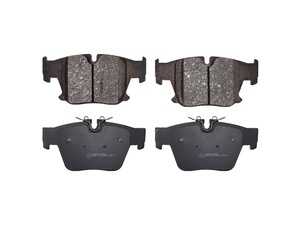 ES#5480626 - 1004674 - Brake Pad Set - Rear - Maintain the factory-fresh stopping power and smooth, quiet operation of your luxury sedan with this premium rear brake pad set from Febi Bilstein. - Febi - BMW