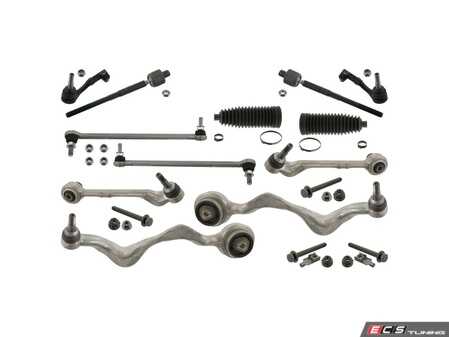 ES#5491400 - 3112677084X - Control Arm Kit With Stabilizer Links - Front - Restore that crisp, signature BMW road feel with the febi bilstein Front Control Arm and Steering Refresh Kit. - Febi - BMW