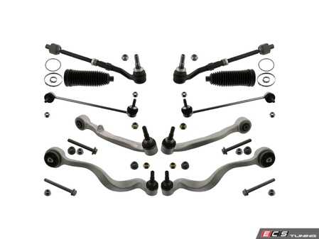 ES#5491402 - 321067774X - Control Arm Kit With Stabilizer Links - Front - Restore that showroom-fresh road feel with the Febi Bilstein ProKit Front Suspension Repair Kit. - Febi - BMW