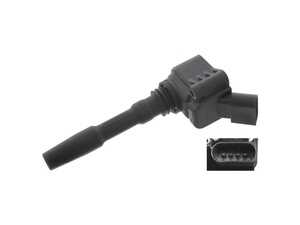 ES#5491914 - 06H905110P - Ignition Coil - Priced Each - Cure random misfires, clear check engine lights, and restore lost performance with this OE-quality replacement ignition coil from Febi Bilstein. - Febi - Audi Volkswagen